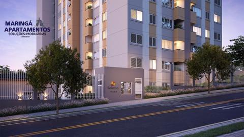 Apartamento à venda em Maringá, Jardim Alvorada, com 1 suíte, com 68.33 m², Soladio Itália II