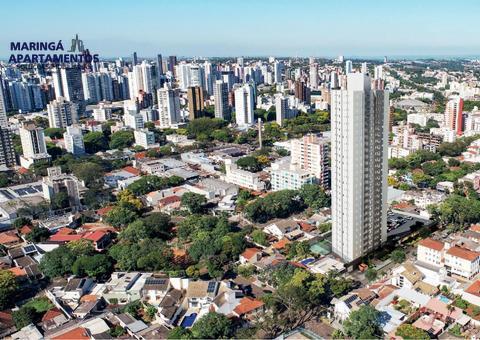 Apartamento à venda em Maringá, Vila Santo Antônio, com 3 quartos, com 79 m², Residencial Sequoia