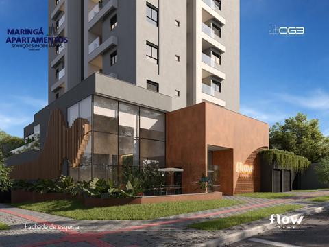 Apartamento à venda em Maringá, Zona 7, com 2 quartos, com 58.42 m², Flow Home