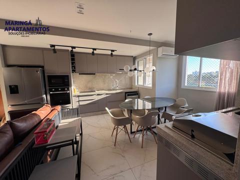 Apartamento à venda em Maringá, Jardim Aclimação, com 3 quartos, com 63 m², Residencial Sol Poente