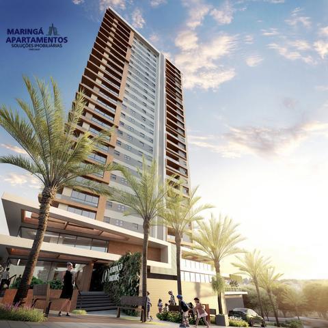 Apartamento à venda em Maringá, Zona 08, com 2 suítes, com 79.84 m², Terraço Jardins