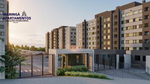 Apartamento à venda em Maringá, Parque Industrial, com 2 quartos, com 45 m², Residencial Maiori